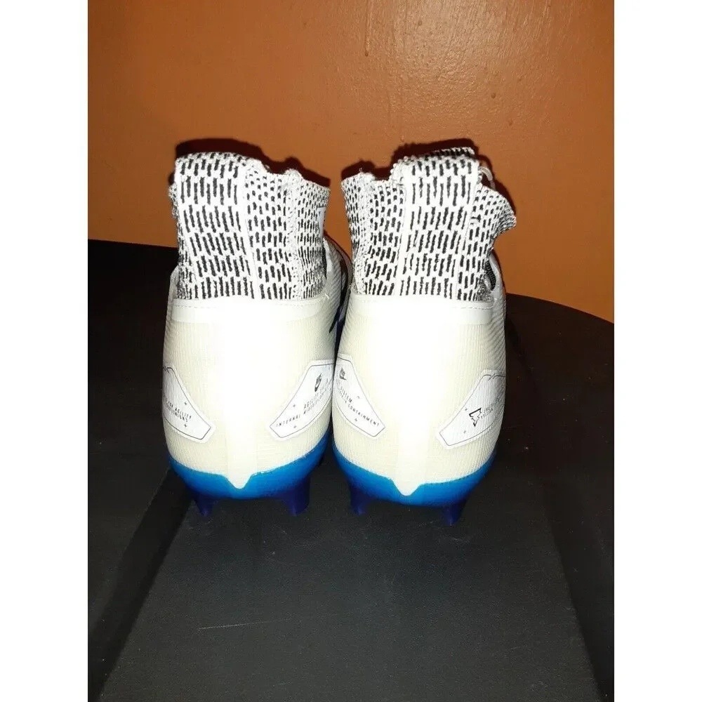 Nike Alpha Menace Elite 3 Football White Game Royal CT6648-101 Men's Size 9